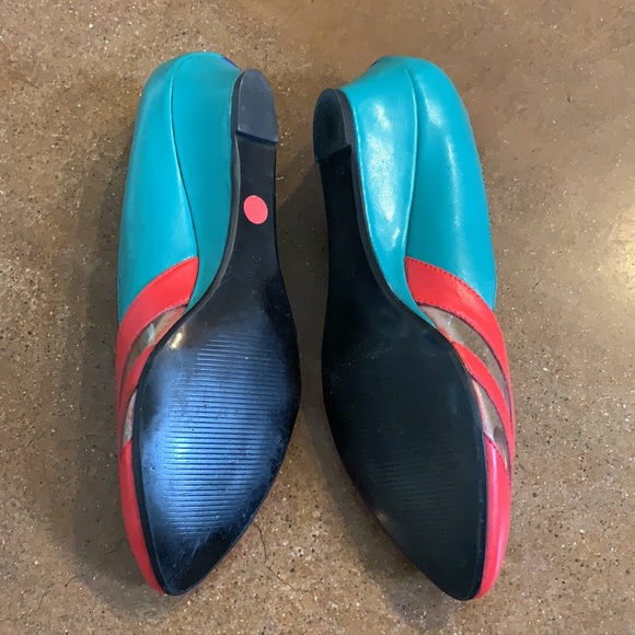 Brightly colored kitten wedge heels from Office - Picture 3 of 4